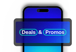 phone showing deals & promos